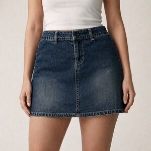 Classic vintage Mossimo Blue Denim Mini Skirt